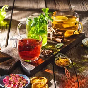 Rose petals dried tea
