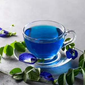 blue pea butterfly flower tea