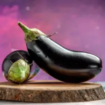 Fresh aubergine