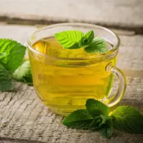 Peppermint leaves tea