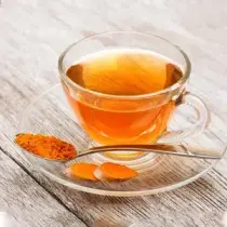 Turmeric tea cut