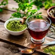 Moringa tea cut