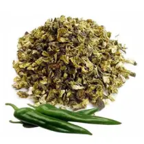 Green chilli flakes